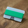 Portofel slim plexiglas, verde deschis